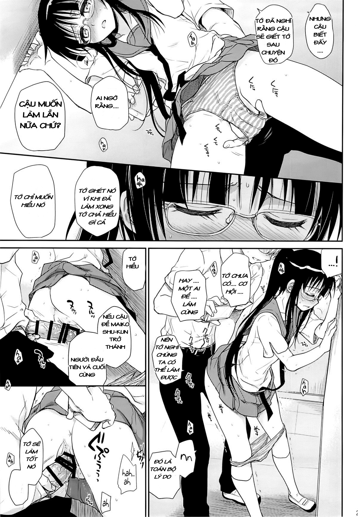 manhwax10.com - Truyện Manhwa [LOLI] Megane no Yoshimi R (Nisekoi) Chương Oneshot Trang 22