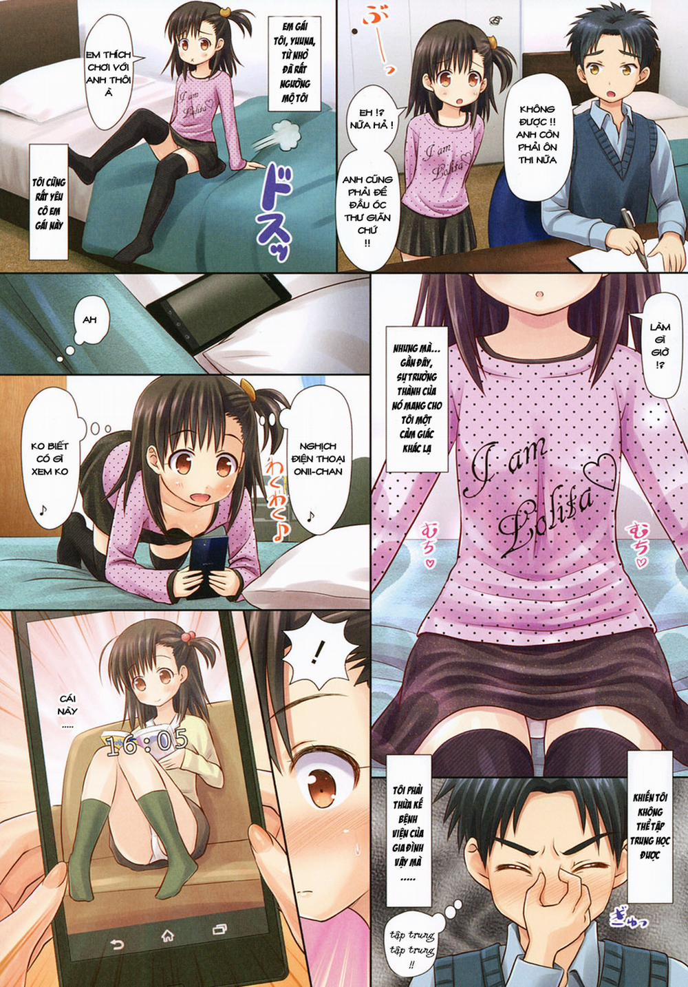 manhwax10.com - Truyện Manhwa [Loli] Tổng hợp Short Hen Loli Chương 0 Himitsu no Oishasan Gokko Trang 2