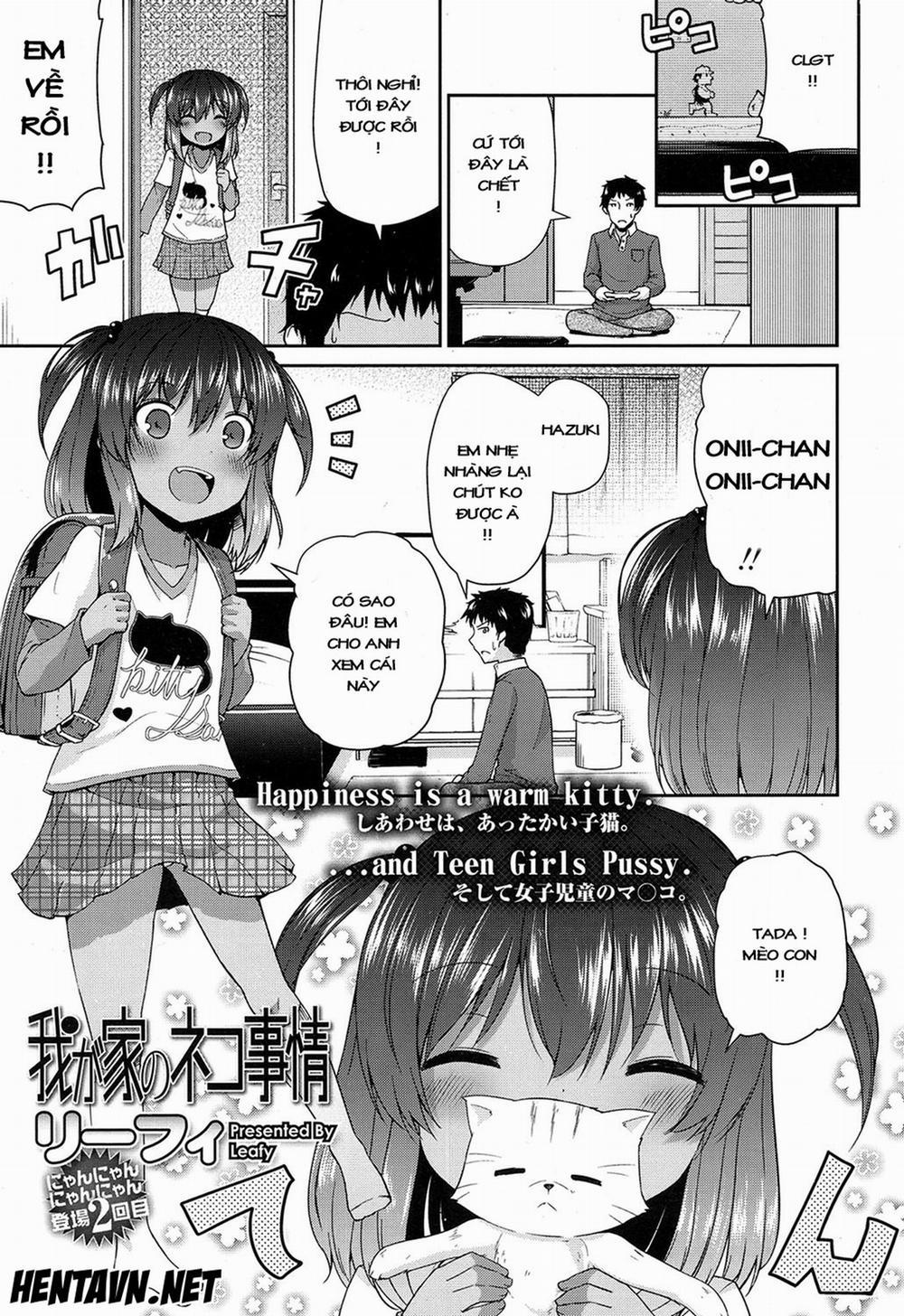 manhwax10.com - Truyện Manhwa [Loli] Wagaya no Neko Jijou Chương Oneshot Trang 2