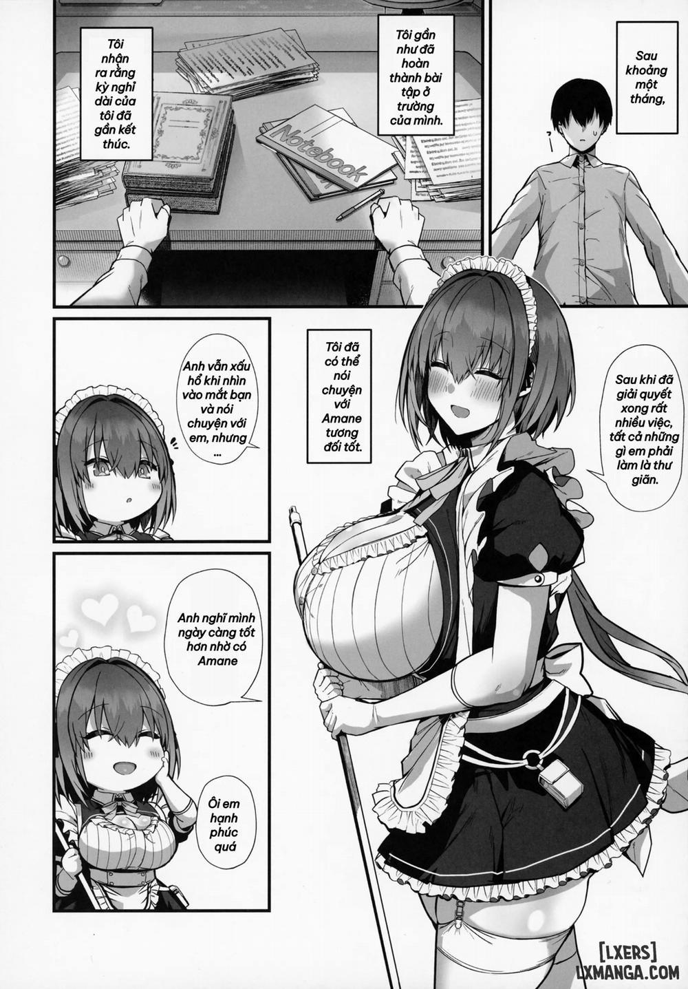 manhwax10.com - Truyện Manhwa Love Maid - Yasashikute Amaama Na Kyonyuu Ero Maid-San To SEX Shimakuru Ohanashi Chương 2 End Trang 12