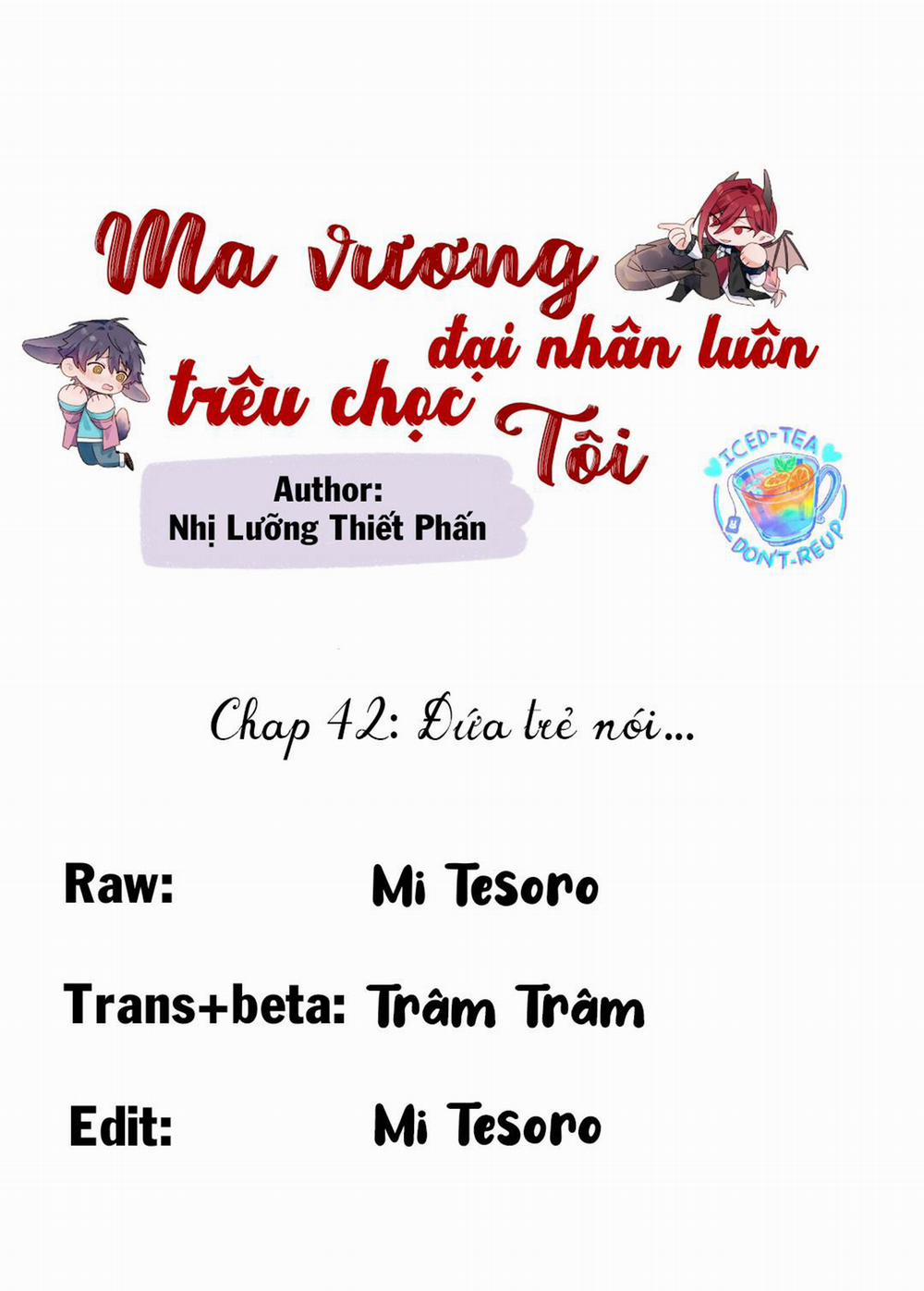 manhwax10.com - Truyện Manhwa Ma Vương Đại Nhân Luôn Trêu Chọc Tôi Chương 42 Trang 1