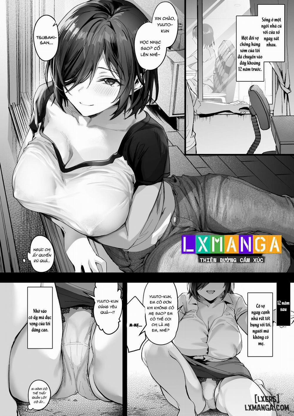 Mado no Tsubaki -Hogosha datta Hazu no Watashi wa Ima Tonari no Ko to Sukebe ni Karada o Kasaneatte Iru Chương Oneshot Trang 4