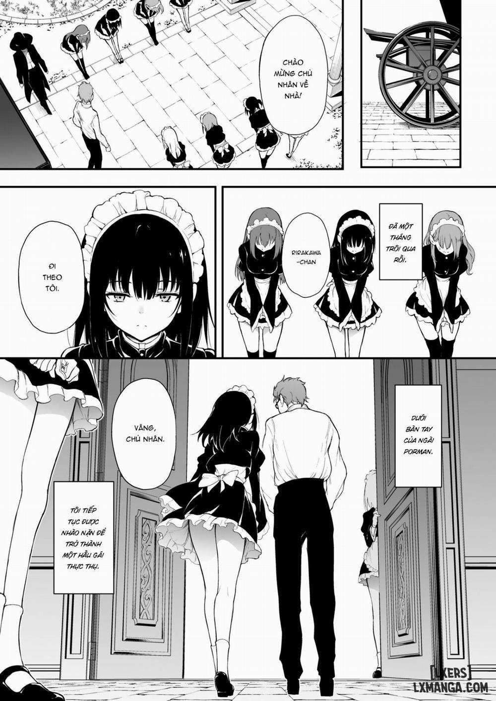 manhwax10.com - Truyện Manhwa Maid Kyouiku -Botsuraku Kizoku Rurikawa Tsubaki Chương 2 Trang 6