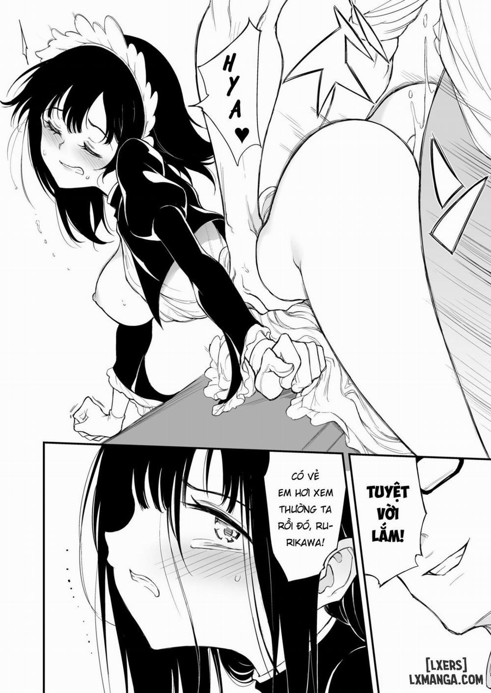 manhwax10.com - Truyện Manhwa Maid Kyouiku -Botsuraku Kizoku Rurikawa Tsubaki Chương 3 Trang 21