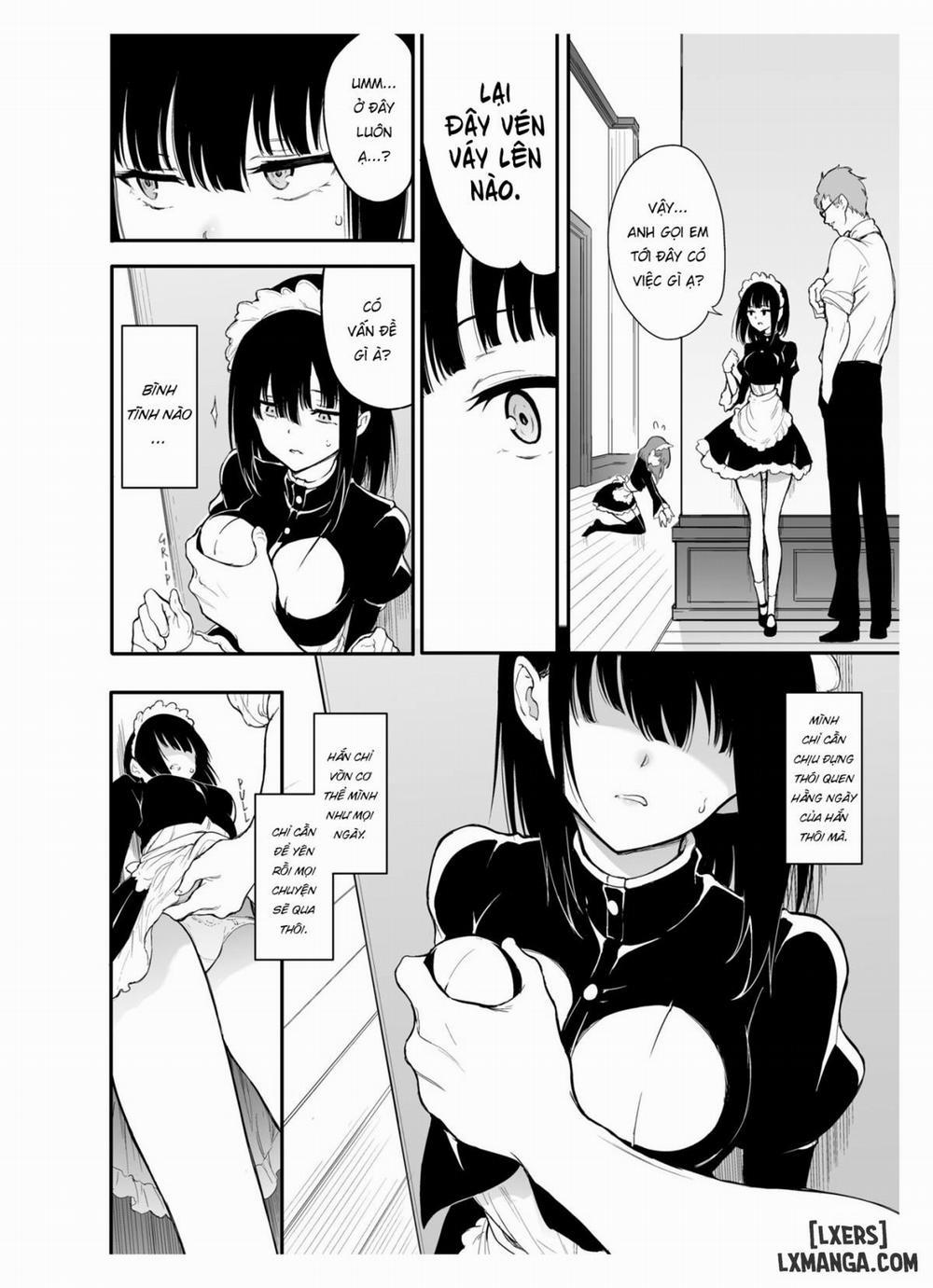 manhwax10.com - Truyện Manhwa Maid Kyouiku -Botsuraku Kizoku Rurikawa Tsubaki Chương 3 Trang 7