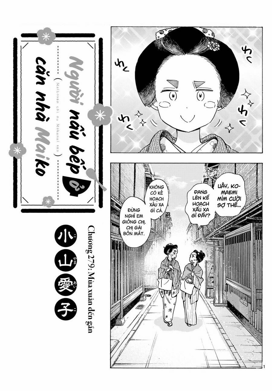 manhwax10.com - Truyện Manhwa Maiko-San Chi No Makanai-San Chương 279 Trang 1