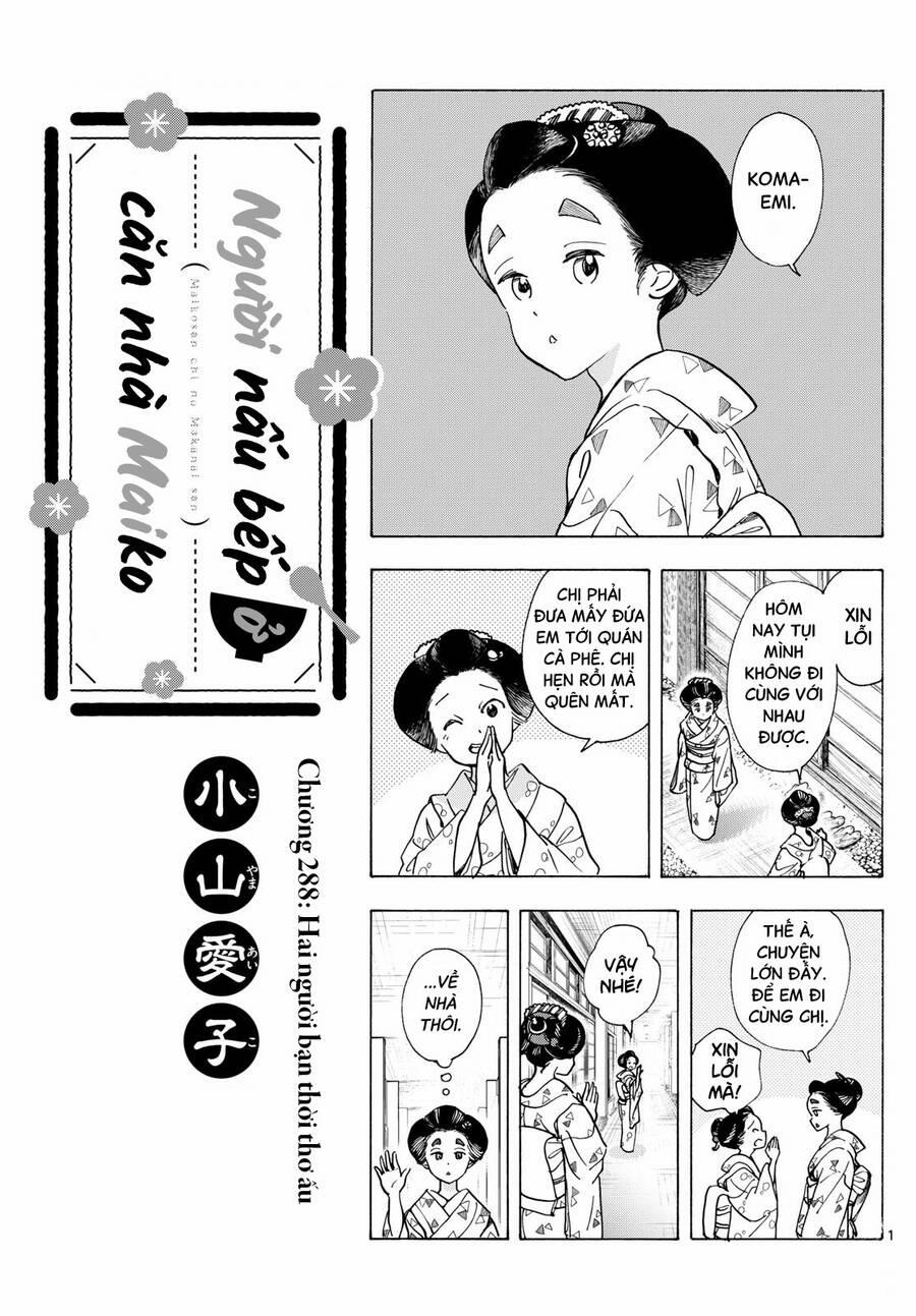 manhwax10.com - Truyện Manhwa Maiko-San Chi No Makanai-San Chương 288 Trang 1