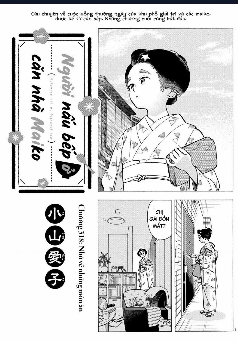 manhwax10.com - Truyện Manhwa Maiko-San Chi No Makanai-San Chương 318 Trang 1