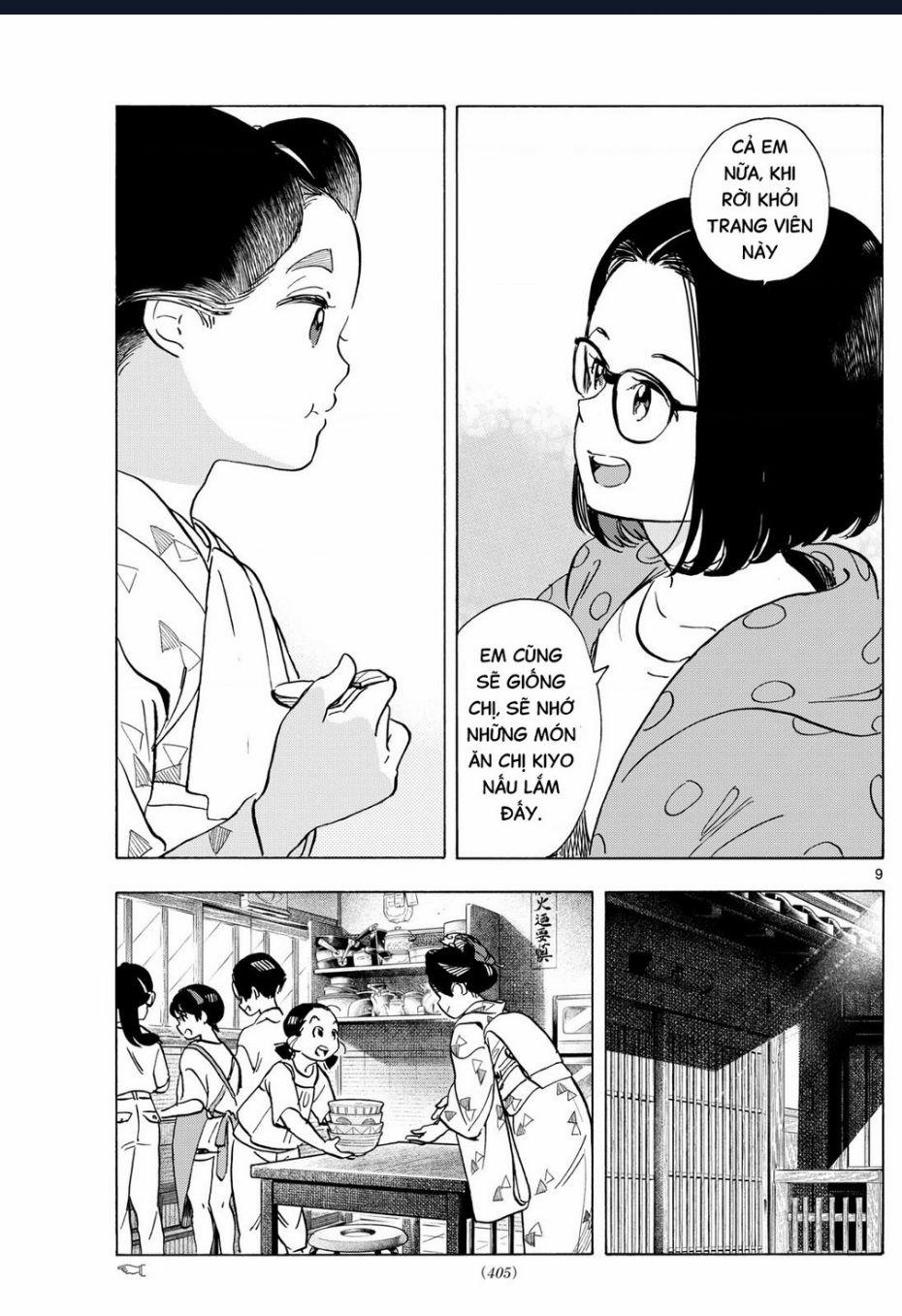 manhwax10.com - Truyện Manhwa Maiko-San Chi No Makanai-San Chương 318 Trang 9