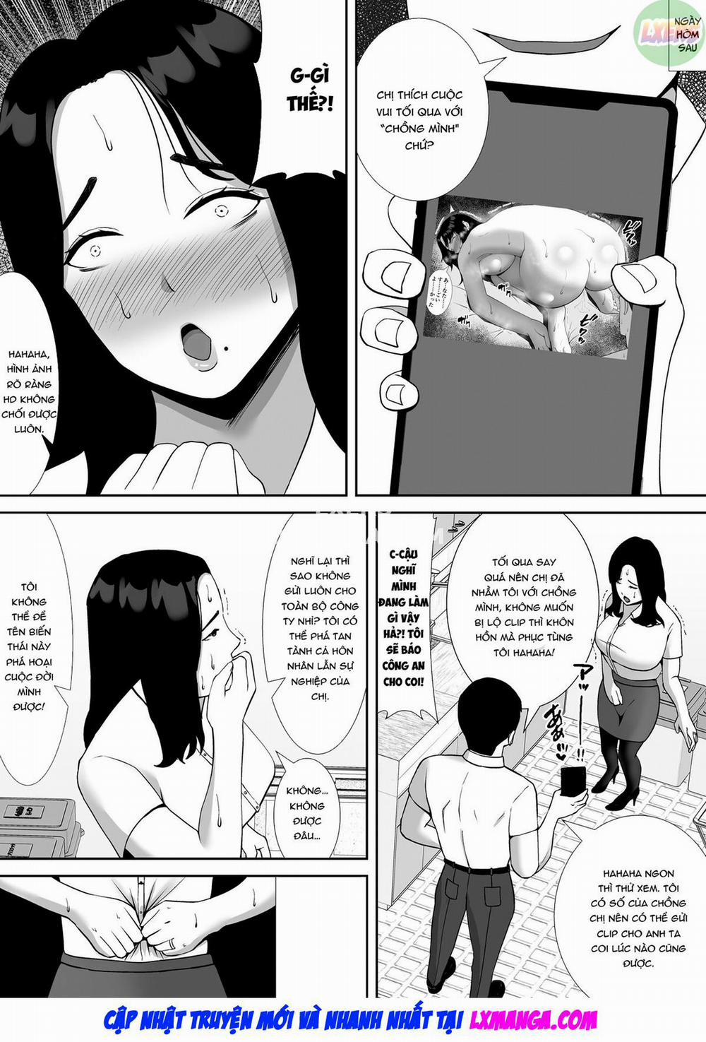 manhwax10.com - Truyện Manhwa Making my chubby married female boss that treats me like trash succumb to my cock Chương Oneshot Trang 9