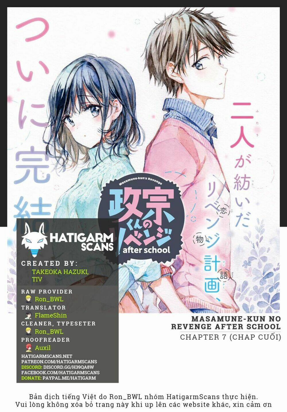 manhwax10.com - Truyện Manhwa Masamune-Kun No Revenge – After School Chương 7 Trang 1