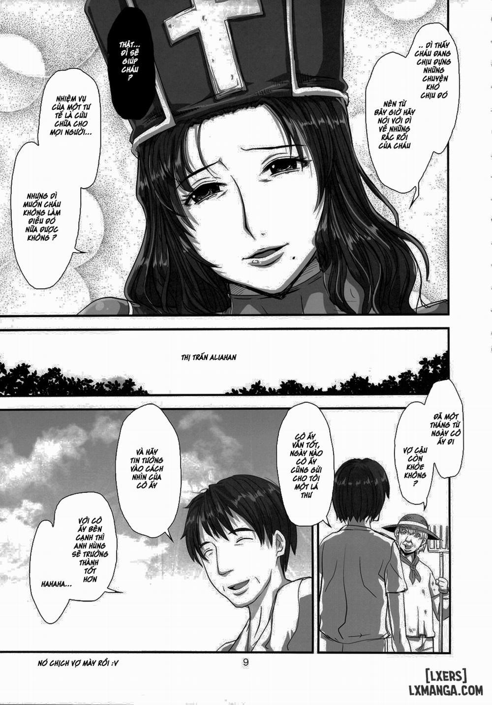 manhwax10.com - Truyện Manhwa METABOLIZM DQ-S Kyonyuu Kyojiri no Hitozuma Souryo ga Yuusha ni Netorareru Ohanashi Chương Oneshot Trang 9