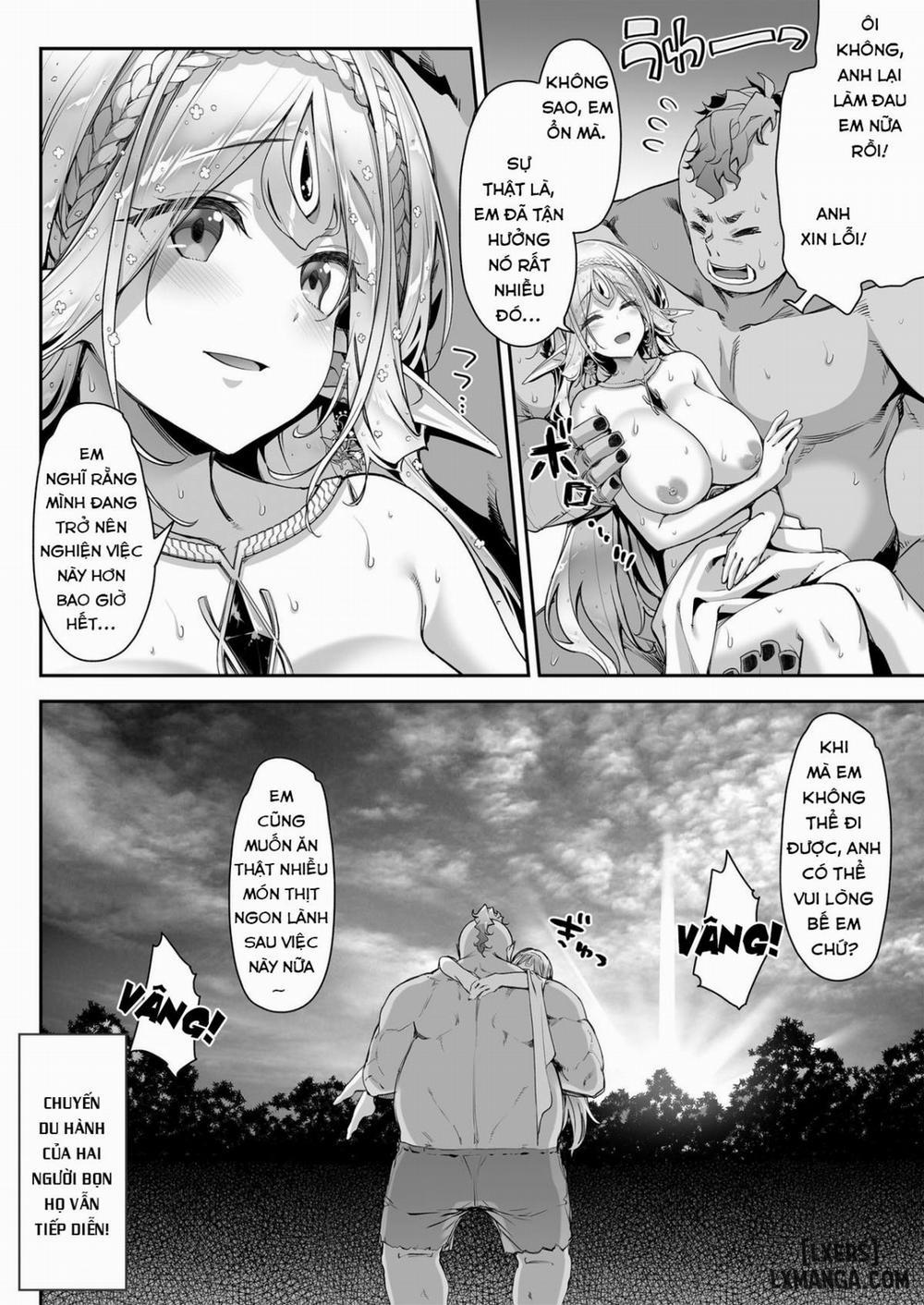 manhwax10.com - Truyện Manhwa Midara na Elf-san wa Orc-kun ga Osuki Chương Oneshot Trang 32