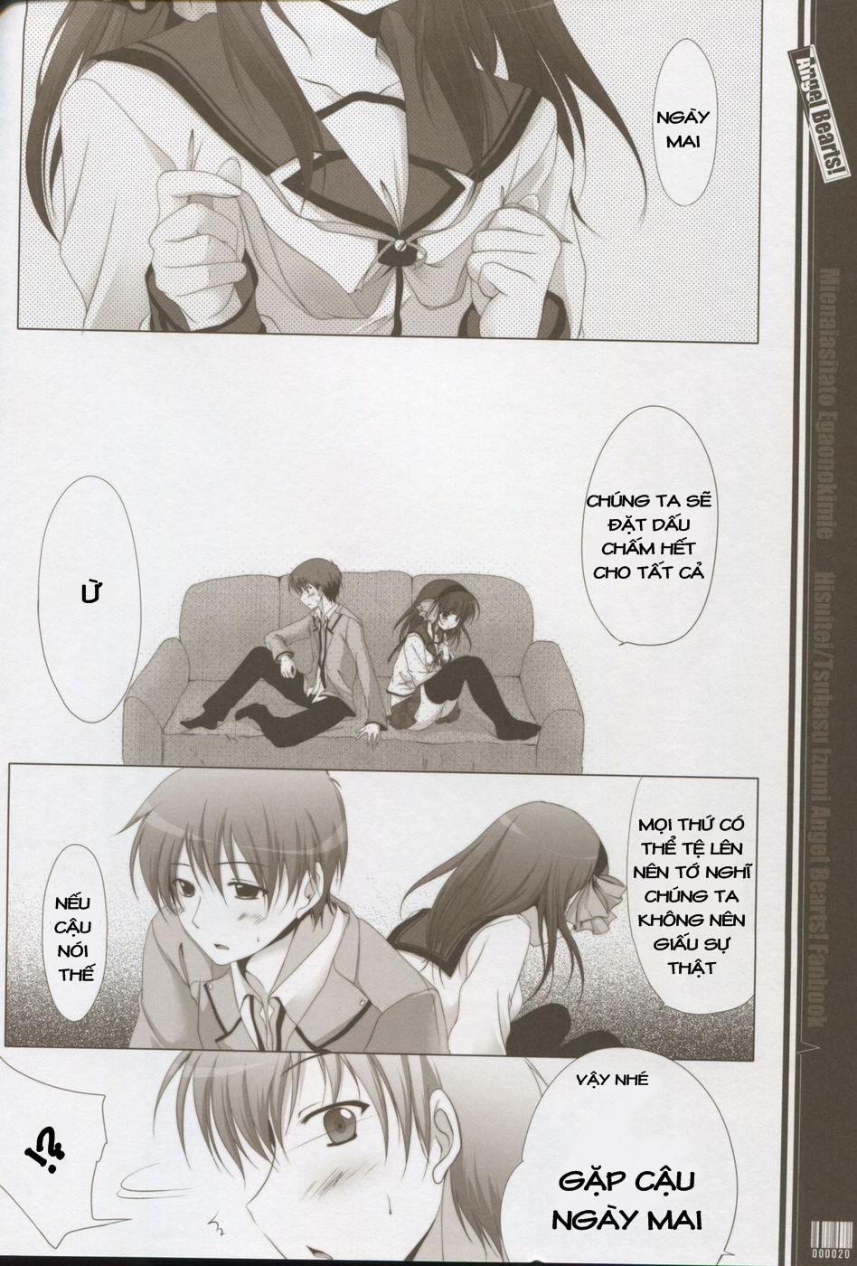 manhwax10.com - Truyện Manhwa Mienai ashita to egao no kimi e (Angel Beats!) Chương Oneshot Trang 19