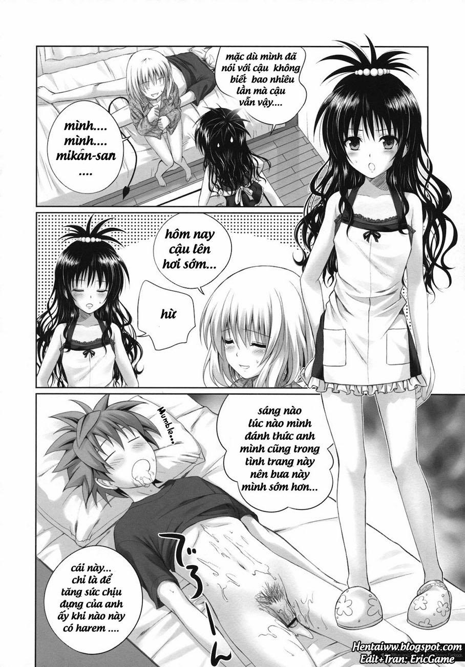 manhwax10.com - Truyện Manhwa MIKAN,MOMO,SOMETIMES PETA (To Love-Ru Darkness) Chương Oneshot Trang 11