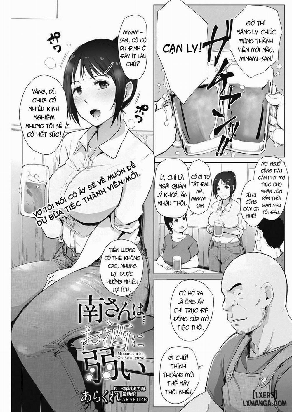 manhwax10.com - Truyện Manhwa Minami-san wa Osake ni Yowai Chương Oneshot Trang 1