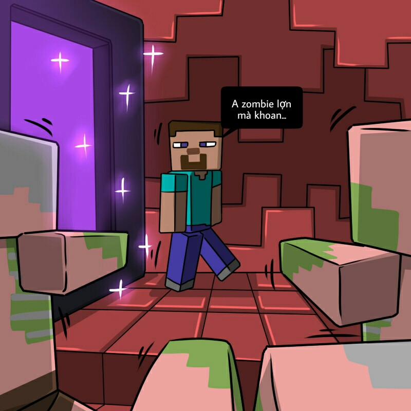 manhwax10.com - Truyện Manhwa Minecraft [Koukou Daibouken] 1,2,3 (Minecraft) Chương 3 End Trang 4