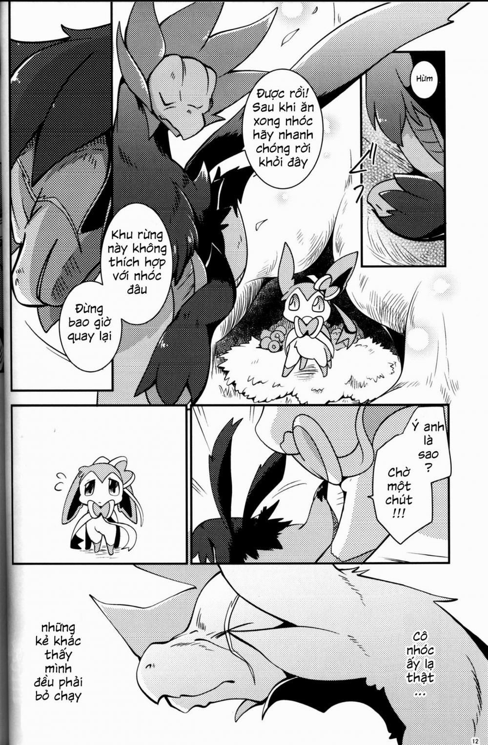 manhwax10.com - Truyện Manhwa Mori no Kaibutsu to Chiisana Yousei (Pokemon) Chương Oneshot Trang 12