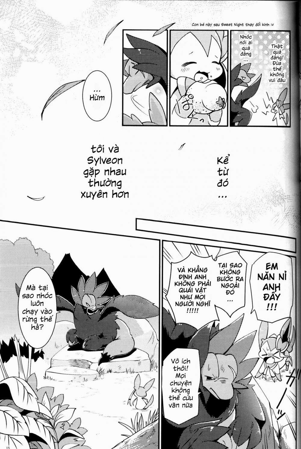 manhwax10.com - Truyện Manhwa Mori no Kaibutsu to Chiisana Yousei (Pokemon) Chương Oneshot Trang 15