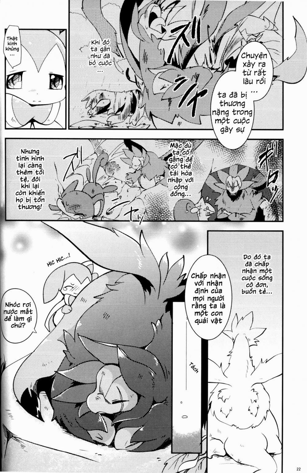 manhwax10.com - Truyện Manhwa Mori no Kaibutsu to Chiisana Yousei (Pokemon) Chương Oneshot Trang 22