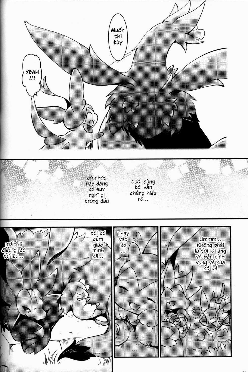 manhwax10.com - Truyện Manhwa Mori no Kaibutsu to Chiisana Yousei (Pokemon) Chương Oneshot Trang 26