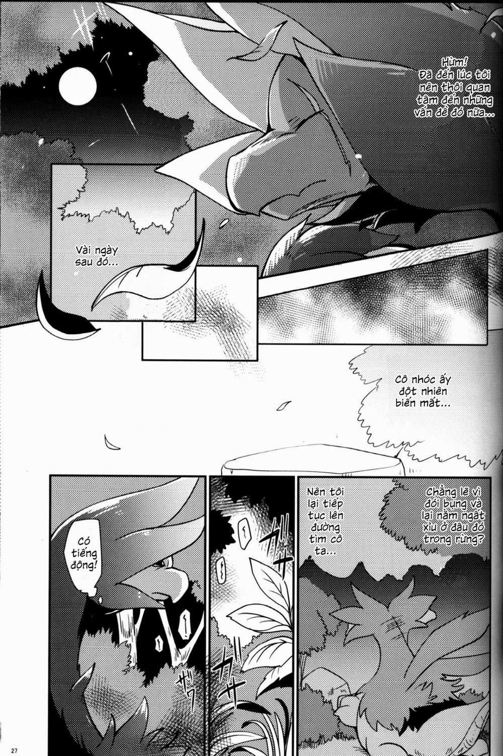 manhwax10.com - Truyện Manhwa Mori no Kaibutsu to Chiisana Yousei (Pokemon) Chương Oneshot Trang 27