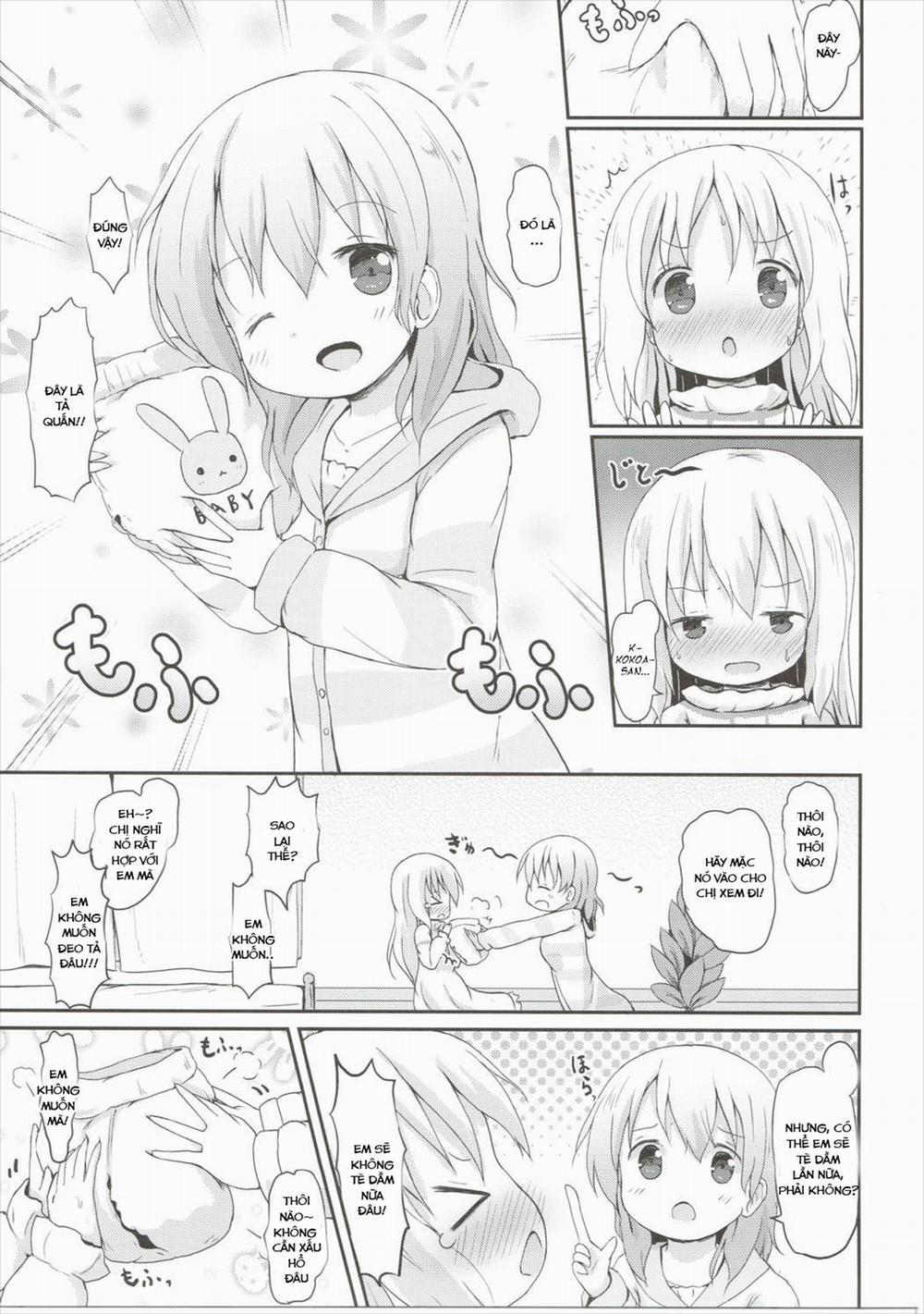 Moshikashite, Chino-chan Onesho Shichatta no?? 2 (Gochuumon wa Usagi desu ka?) Chương Oneshot Trang 4