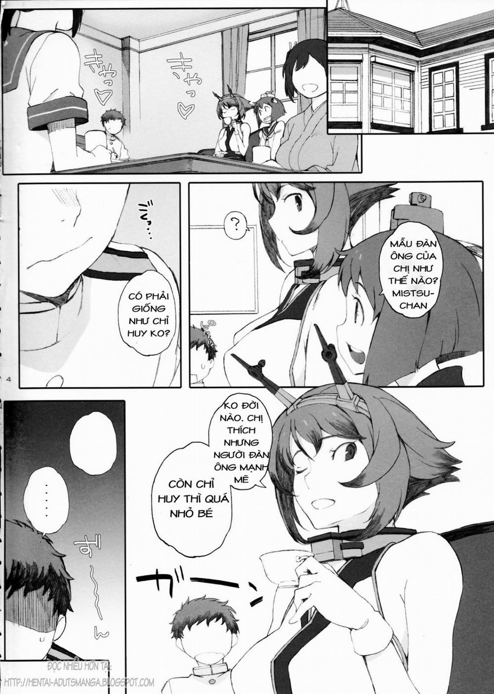 manhwax10.com - Truyện Manhwa Mucchan To Chicchai Teitoku (Kancolle) Chương Oneshot Trang 4