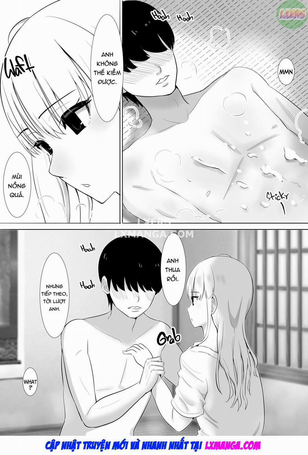 manhwax10.com - Truyện Manhwa Mukuchi na Jitome Gal to Futarikiri no Bushitsu de Bunkabu Nanoni Asedaku Nakadashi Sex na Houkago Chương Oneshot Trang 25