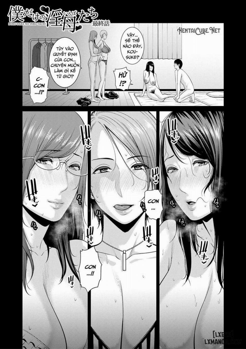 manhwax10.com - Truyện Manhwa My Three Horny Moms Chương 8 END Trang 1