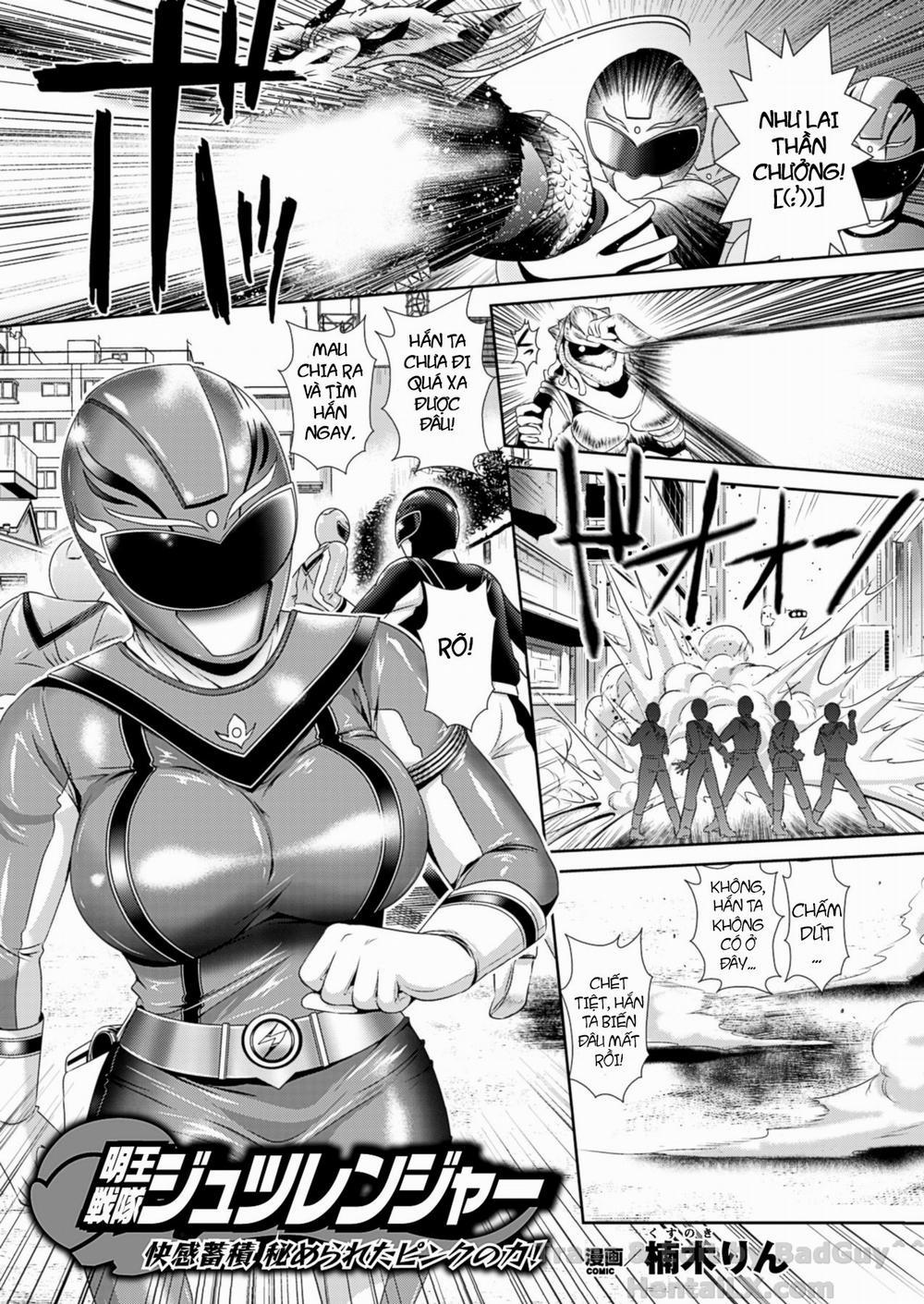 manhwax10.com - Truyện Manhwa Myouou Sentai Jutsuranger (Power Rangers) Chương Oneshot Trang 2