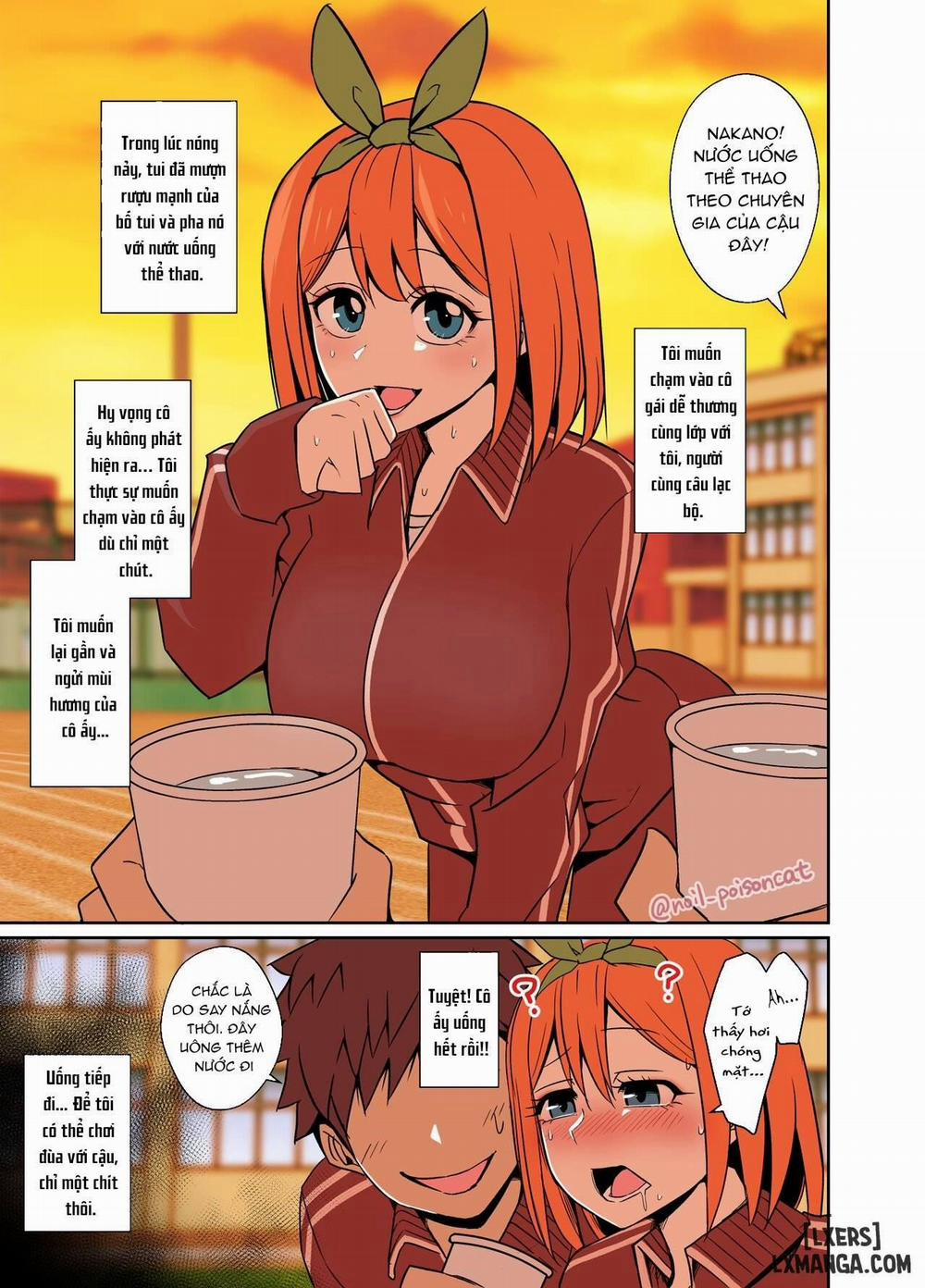 Nakano Yotsuba ni Osake o Nomasete Warui Koto o Suru Hanashi Chương Oneshot Trang 2