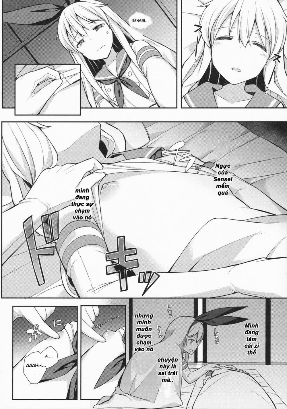 manhwax10.com - Truyện Manhwa Neteiru Shimakaze-kun Mitetara Gaman Dekinakatta (Kantai Collection - KanColle) Chương Oneshot Trang 6