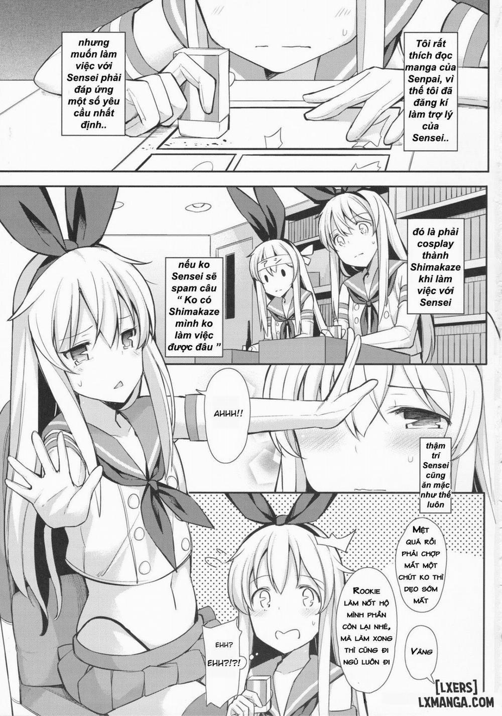 manhwax10.com - Truyện Manhwa Neteiru Shimakaze-kun Mitetara Gaman Dekinakatta Chương Oneshot Trang 2