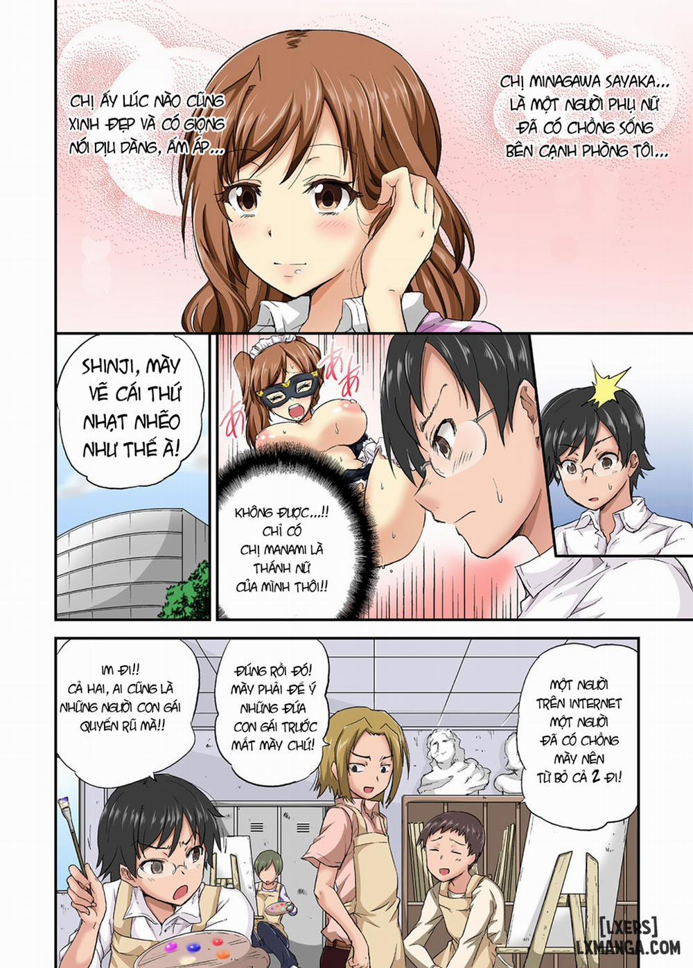 manhwax10.com - Truyện Manhwa Netorare Hitozuma Net de Nama Nugi Haishinsuru Onna - Manami Chương Oneshot Trang 7