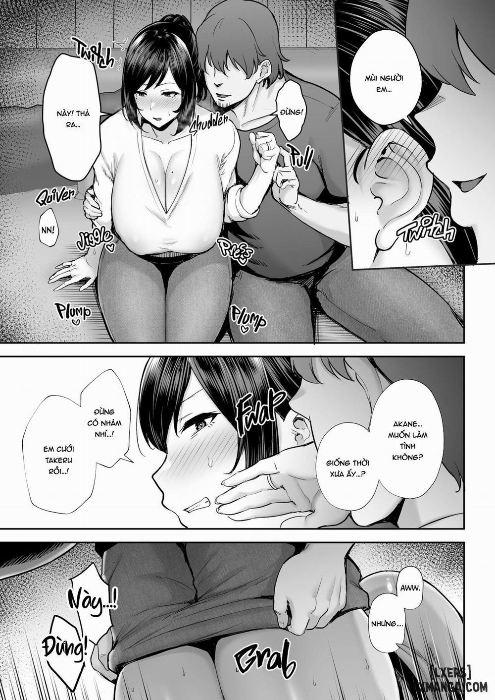 manhwax10.com - Truyện Manhwa Netorareta Bakunyuu Osananajimi Tsuma Akane -Mukashikkara Shinyuu (SeFri) to Yarimakuri Deshita lol- Chương Oneshot Trang 11