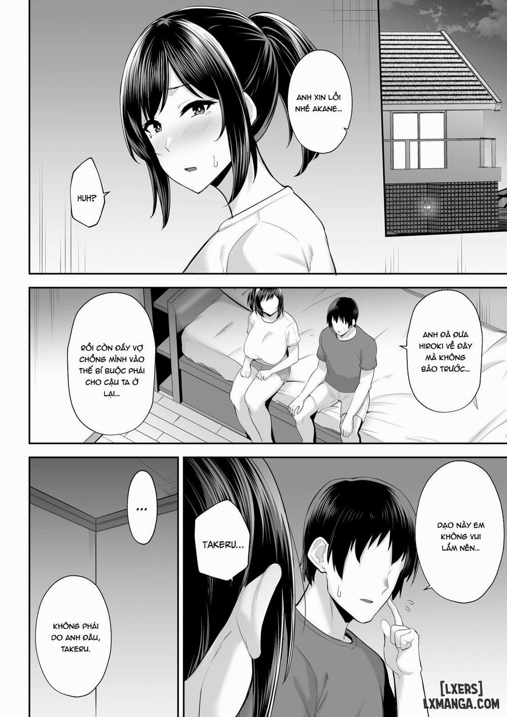 manhwax10.com - Truyện Manhwa Netorareta Bakunyuu Osananajimi Tsuma Akane -Mukashikkara Shinyuu (SeFri) to Yarimakuri Deshita lol- Chương Oneshot Trang 36