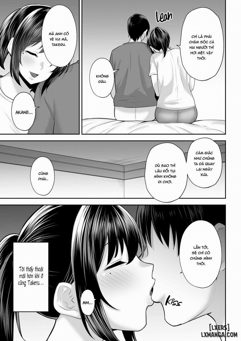 manhwax10.com - Truyện Manhwa Netorareta Bakunyuu Osananajimi Tsuma Akane -Mukashikkara Shinyuu (SeFri) to Yarimakuri Deshita lol- Chương Oneshot Trang 37