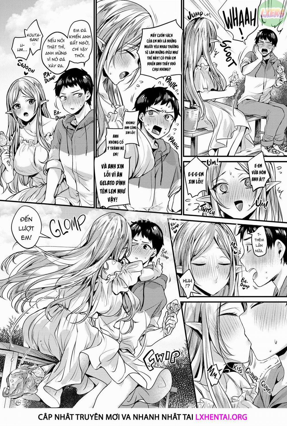 manhwax10.com - Truyện Manhwa Ngất ngây ngọt ngào nóng bỏng Chương 1 0 An Exciting Date with My Elven Girlfriend Trang 8