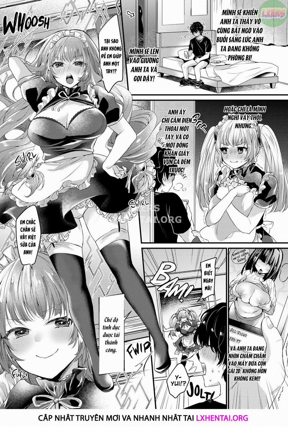 manhwax10.com - Truyện Manhwa Ngất ngây ngọt ngào nóng bỏng Chương 2 0 The Tsundere Little Sister Maid Android Wants Attention Trang 6