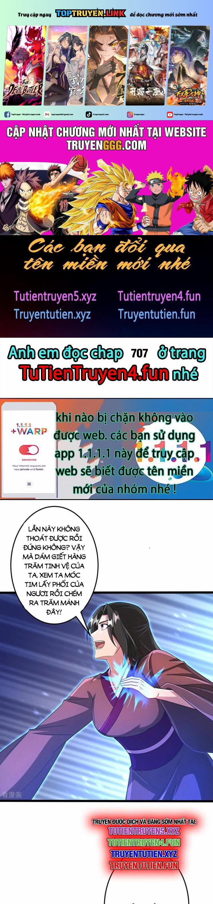 Nghịch Thiên Tà Thần Chương 706 Trang 1