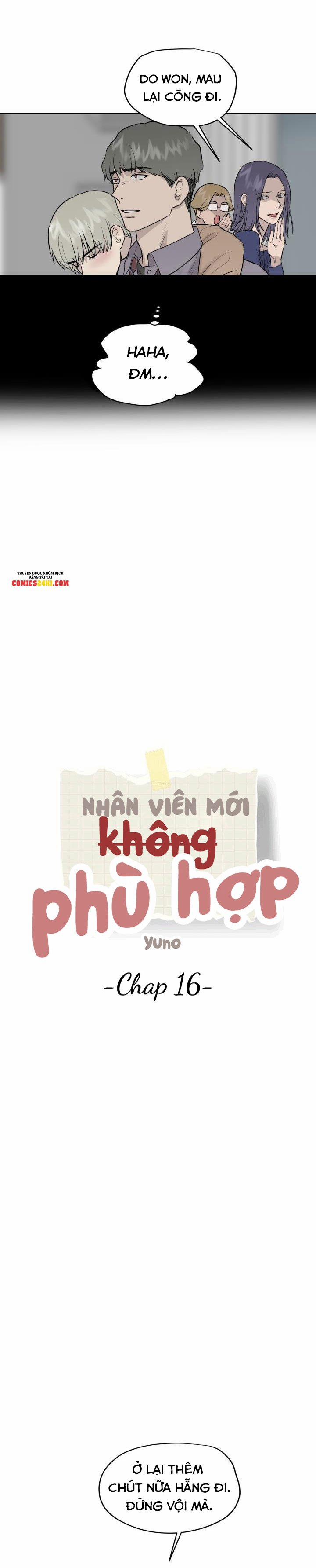 manhwax10.com - Truyện Manhwa Nhân Viên Mới Không Phù Hợp Chương 16 Trang 8