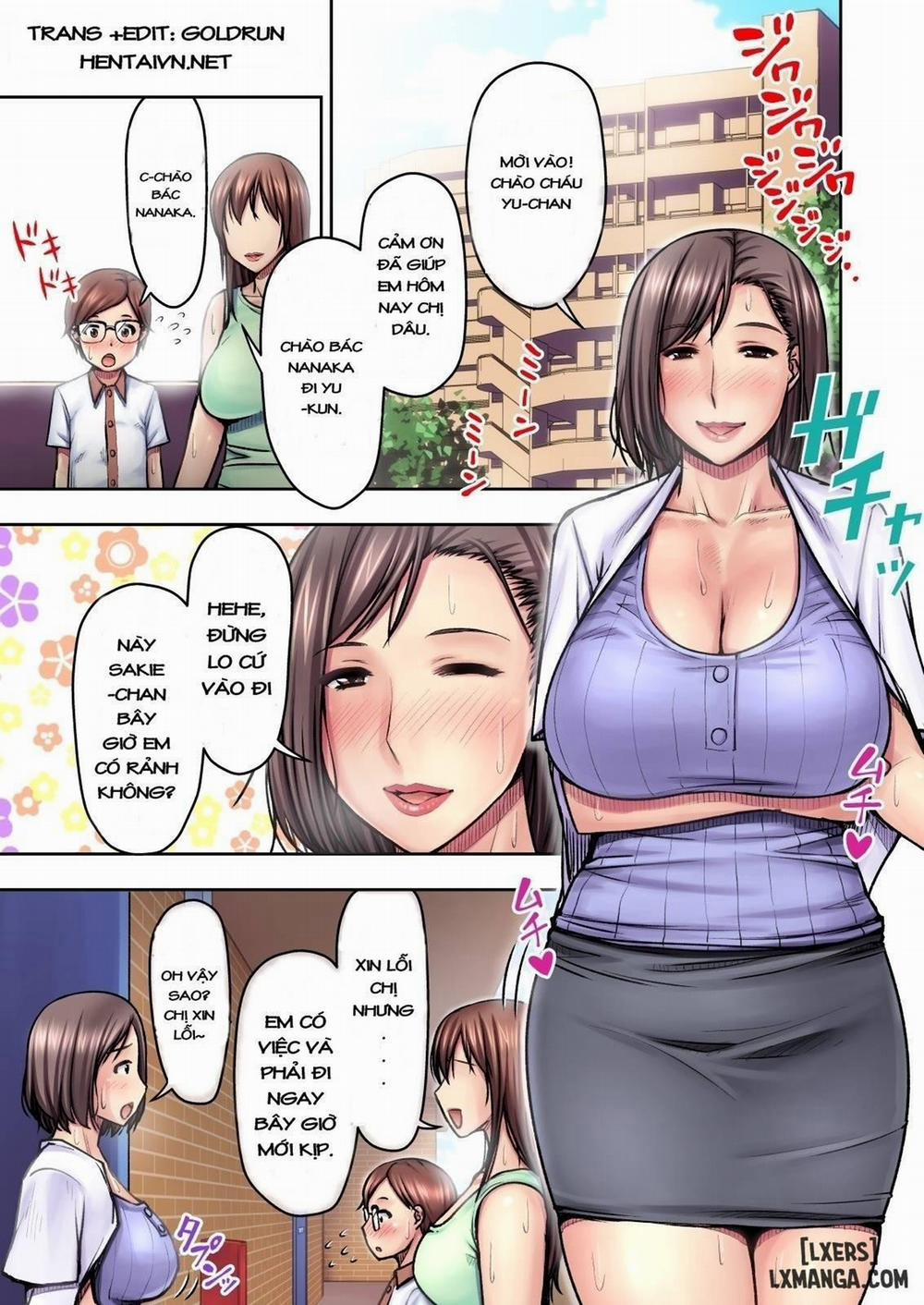 manhwax10.com - Truyện Manhwa Nigate na Kansai no Obasan ni Azukerareta Atsui Atsui Natsu no Yoru Chương Oneshot Trang 2