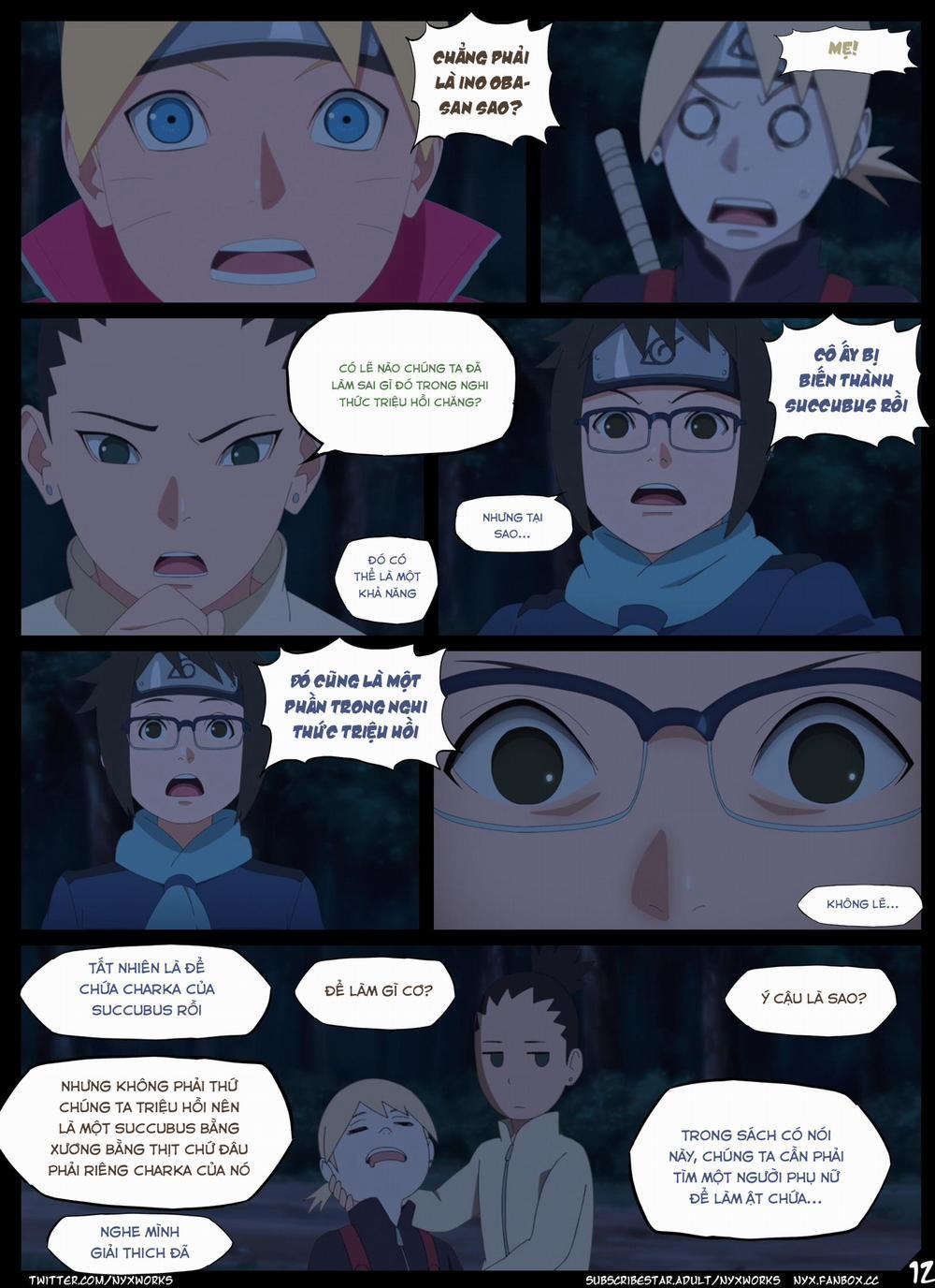 manhwax10.com - Truyện Manhwa Night of the Ritual (Naruto) Chương Oneshot Trang 12