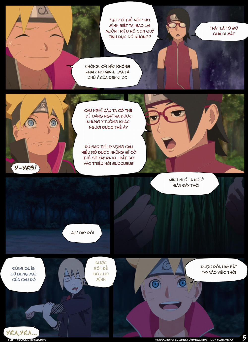 manhwax10.com - Truyện Manhwa Night of the Ritual (Naruto) Chương Oneshot Trang 5