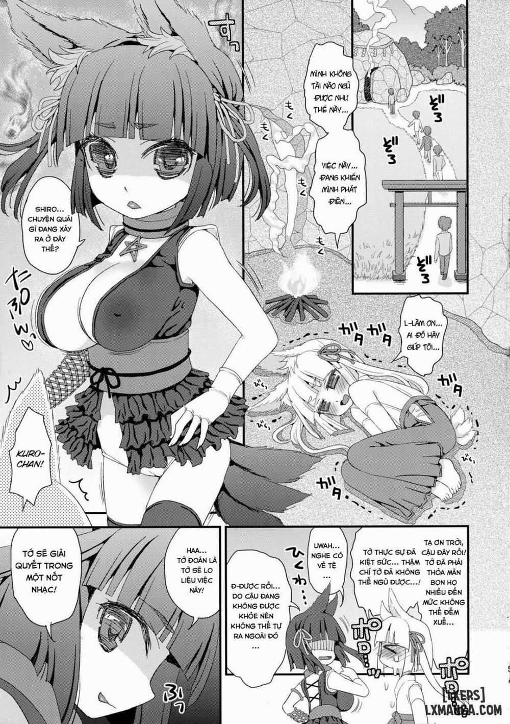 manhwax10.com - Truyện Manhwa Noja Loli Babaa Kitsune-sama Loli Kyonyuu Kuro Chương Oneshot Trang 3