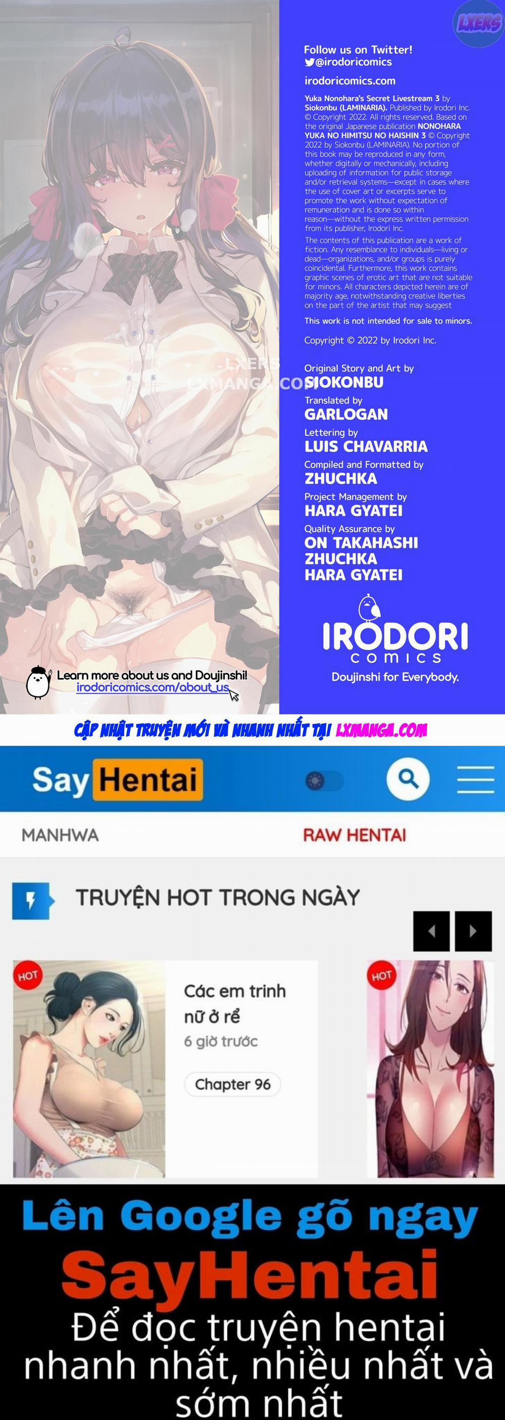 manhwax10.com - Truyện Manhwa Nonohara Yuzuka No Himitsu No Haishin Chương 3 0 END Trang 36