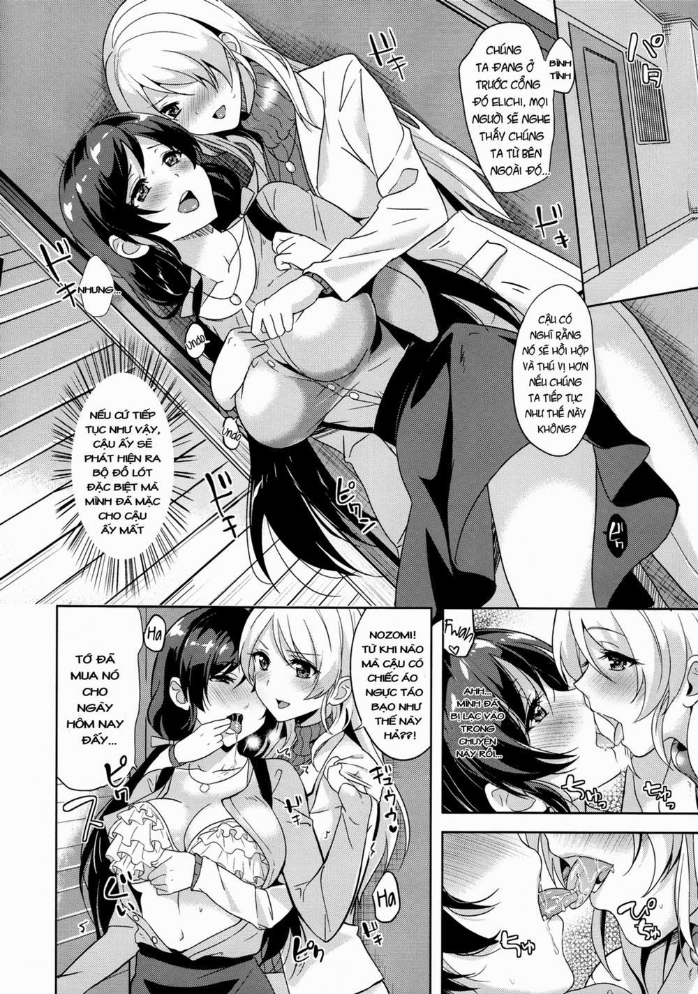 manhwax10.com - Truyện Manhwa Nozomi to Eri ga Fuyuyasumi no Aida Kedamonos ni Naru Ohanashi (Love Live!) Chương Oneshot Trang 11