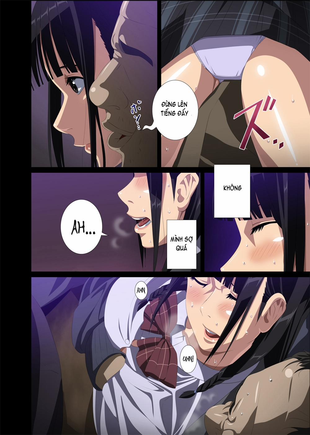 manhwax10.com - Truyện Manhwa [NTR] Koibito Ja... Nai. Chương Bonus 0 Hame Kui Chikan Denshya Trang 9