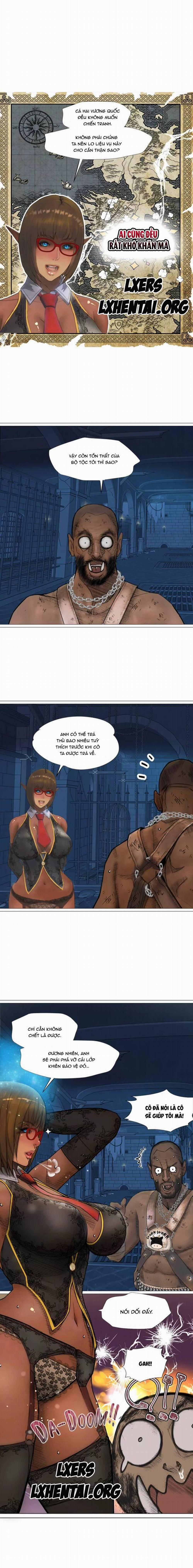 manhwax10.com - Truyện Manhwa Nữ Hoàng Dark Elf Và Bầy Tôi Orc Chương 17 Trang 2